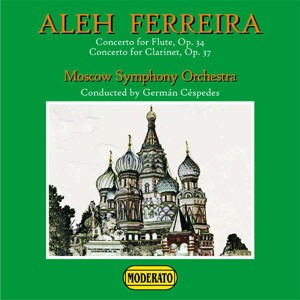 Concerto para Flauta: Maestoso do CD Orquestra Sinfônica de Moscou. Artista(s) Aleh Ferreira, Orquestra Sinfônica de Moscou.